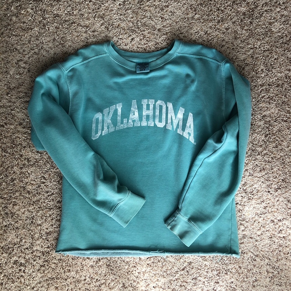 Comfort colors cropped sweatshirt